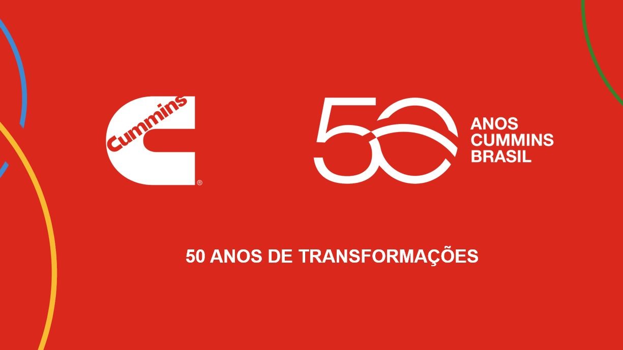 50 years commemorative stamp of Cummins Brasil